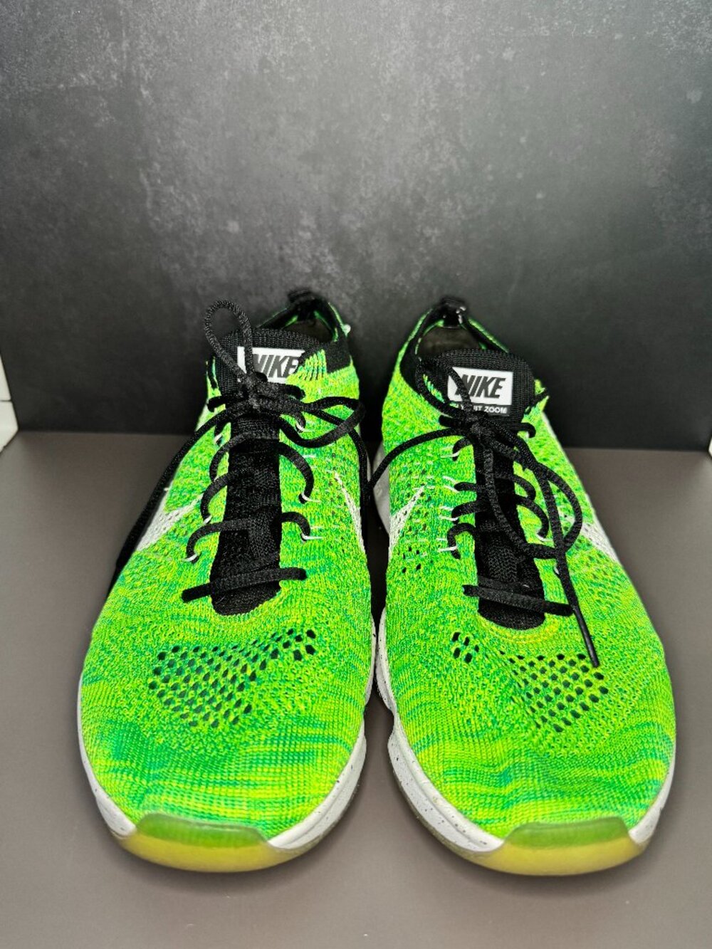 Nike Flyknit Zoom Agility Volt Green Glow Training Shoes Women’s 8.5